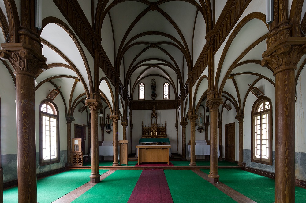 04_江上天主堂の内観_日暮雄一撮影